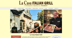 Desktop Screenshot of lacasaitaliangrill.com